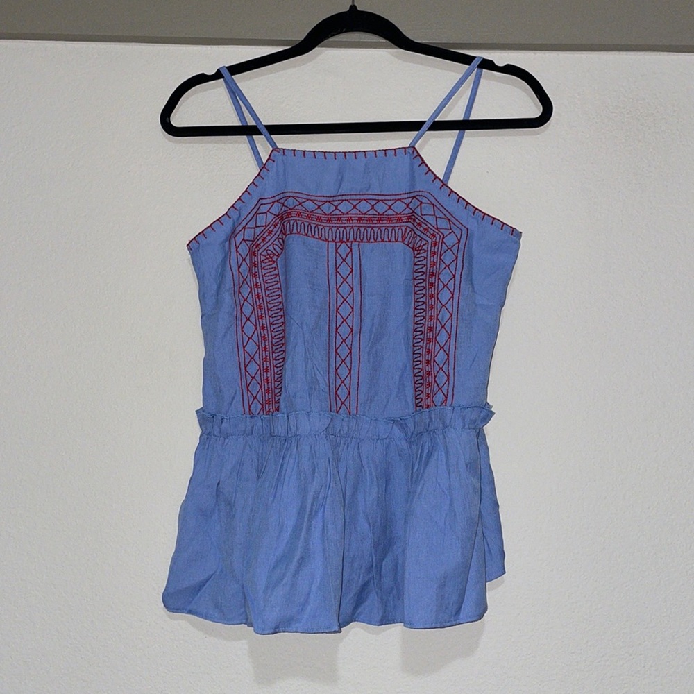 THML Embroidered High Neck Top SZ XS EUC - Picture 1 of 5